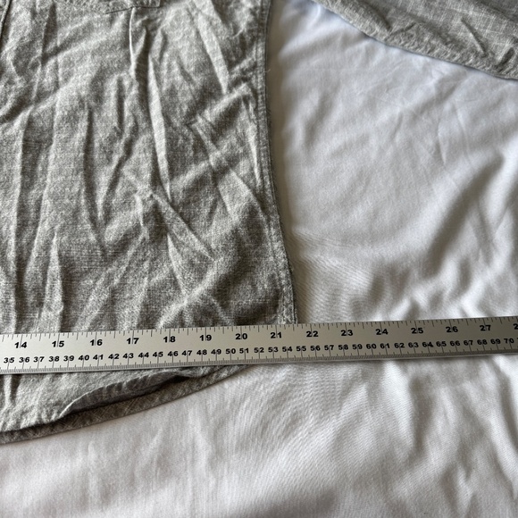 Billabong Men's Light Flannel Cotton Button Up Long‎ Sleeve Shirt Gray Large - Picture 14 of 15